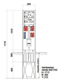 GSAB Festplatzvert.     35S1700FP232163S 