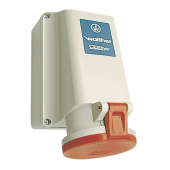 Walther Wandsteckdose 63A 5P 400V 6h 161 