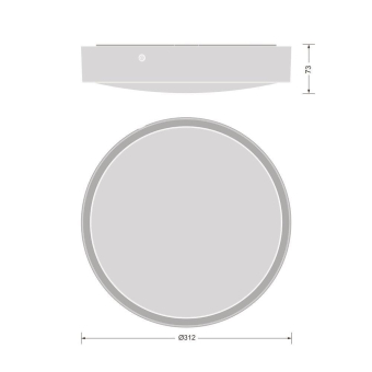 Ledvance BLKH RD 300 P 17W CPS WT 