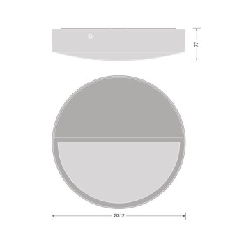 Ledvance BLKH RD Eyelid 300 WT Aufsteck- 