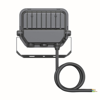 LEDV Flutlichtstrahler Perf. schwarz 