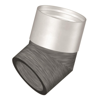 HELI Bogen mit Muffe         IP-B 125/45 