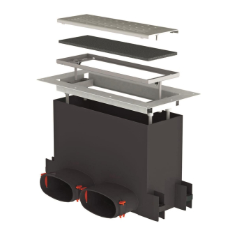 HELI FlexPipe Wand-Boden-   FRS-WBK 2-51 