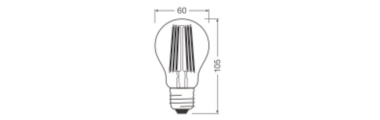 Ledvance LED CLASSIC A DIM CRI97 S 9.5W 