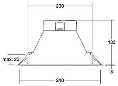Brumberg LED-Einbaudownlight    32029073 