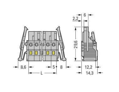 WAGO 231-108/037-000 1-Leiter- 
