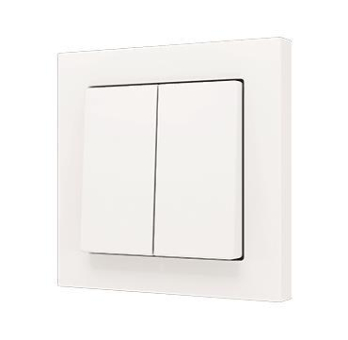 Zennio ZS552PB4MW Soft Doppeltaster 
