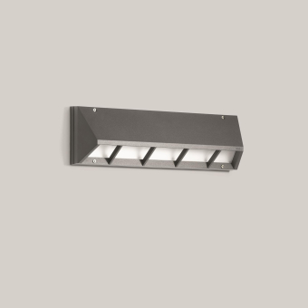 BEGA Wandleuchte silber 4000K   22175AK4 