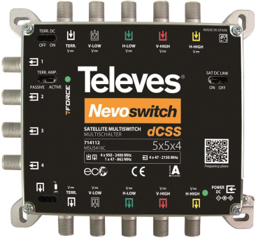 Televes NEVO-SCR Schalter 5     MSU5416C 