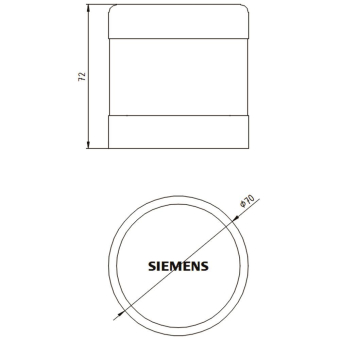 Siemens 8WD44200FA Signalsäule 
