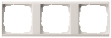 GIRA 146327 Tragplatte 3fach reinweiß mt 