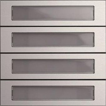 GIRA 5534926 Ruftastenmodul 4fach 