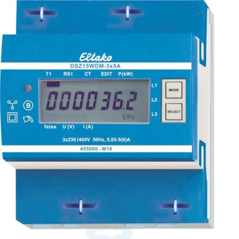 Eltako Drehstromzähler DSZ15WDM-3x5A MID 