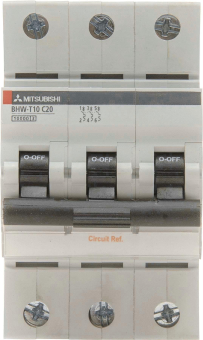 Mitsubishi Sicher- BHW-T10 3P Type C 10A 