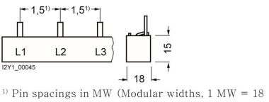 Siemens Stiftsammelschiene 5ST3714 