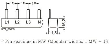 Siemens Stiftsammelschiene 10qmm 5ST3622 
