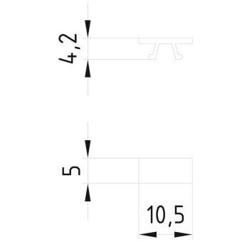 SIEM Schilder, quer 51-60  8WH8140-2AB55 