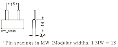 Siemens 5ST3600 Stiftsammelschiene 10qmm 