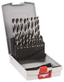 Bosch HSS-Spiralbohrer PointTeQ Kassette 