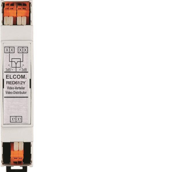 ELCOM Videoverteiler 2-fach      RED612Y 