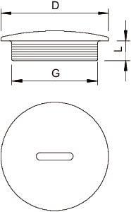 OBO 108 PG29 Verschlussschraube PG29 PS 