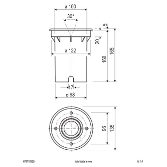 EVN BEBL GU10 IP67 V2A         67871053D 