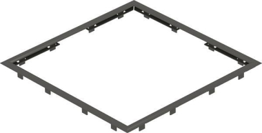 OBO SRU 250 9011 Teppichschutzrahmen PA 