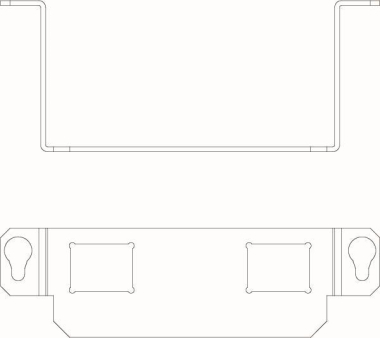 OBO MTGE2 15 2C Montageträger f.GE2 15 m 