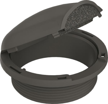 OBO SH80 T 9011 Geräteschutzhaube PA 