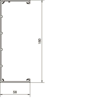 Hager Deckenanschlussbahn  DABA501601ELN 