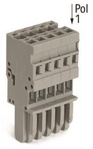 WAGO 769-105 1-Leiter-Federleiste,CAGE 