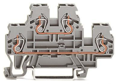 WAGO 870-501 Doppelstockklemme, 
