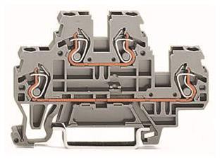 WAGO 870-501 Doppelstockklemme, 