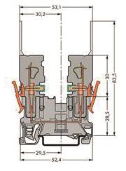 WAGO 769-156 2-Pin-Basisklemme,für 