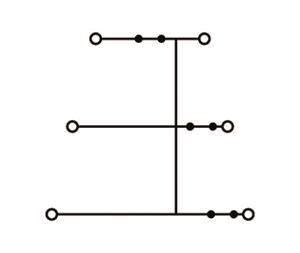 WAGO 870-556 Dreistockklemme,6-Leiter- 