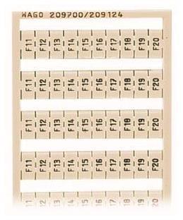 WAGO 209-787 WSB-Beschriftungskarte, als 