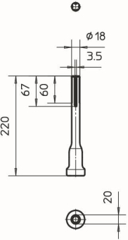 OBO 2536 25 Hammereinsatz f.Hilti 