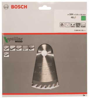 Bosch Kreissägeblatt Optiline 2608641181 