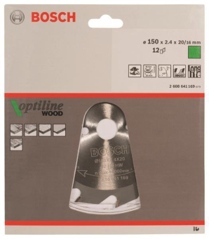 Bosch Kreissägeblatt Optiline 2608641169 