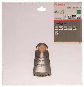 Bosch Kreissägeblatt Optiline 2608640433 