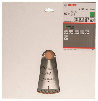 Bosch Kreissägeblatt Optiline 2608640729 
