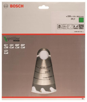 Bosch Kreissägeblatt Optiline 2608640725 