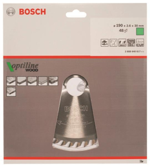 Bosch Kreissägeblatt Optiline 2608640617 