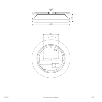 EVN LED Anbauleuchte IP54 weiß L30180125 