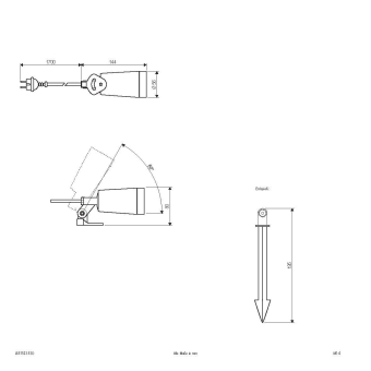 EVN Gartenspot anthratzit     L65152353D 