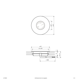 EVN LED Bodeneinbau -rund -    L67100602 