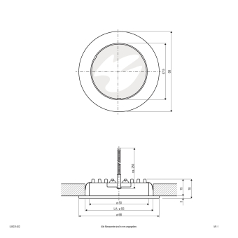 EVN LED Deckeneinbau -rund     L55031402 