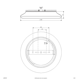 EVN LED Anbauleuchte IP54 weiß L40300125 