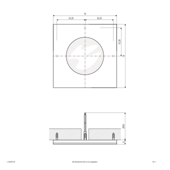 EVN LED Ein-/Anbauleuchte     L124250102 