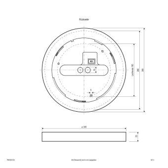 EVN LED Anbaupanel -rund -     PAR300125 